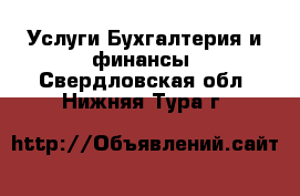 Услуги Бухгалтерия и финансы. Свердловская обл.,Нижняя Тура г.